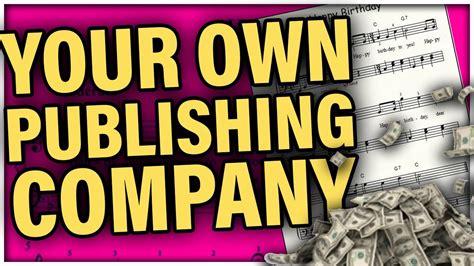 how to publish your own music and the importance of choosing the right publishing house